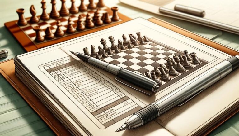Chess Scoresheet: Keeping Record of the Game
