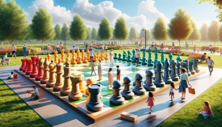 XXL Chess: Enjoying the Game on a Grand Scale for Outdoor Fun