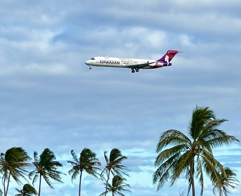 Hawaiian Airlines flight