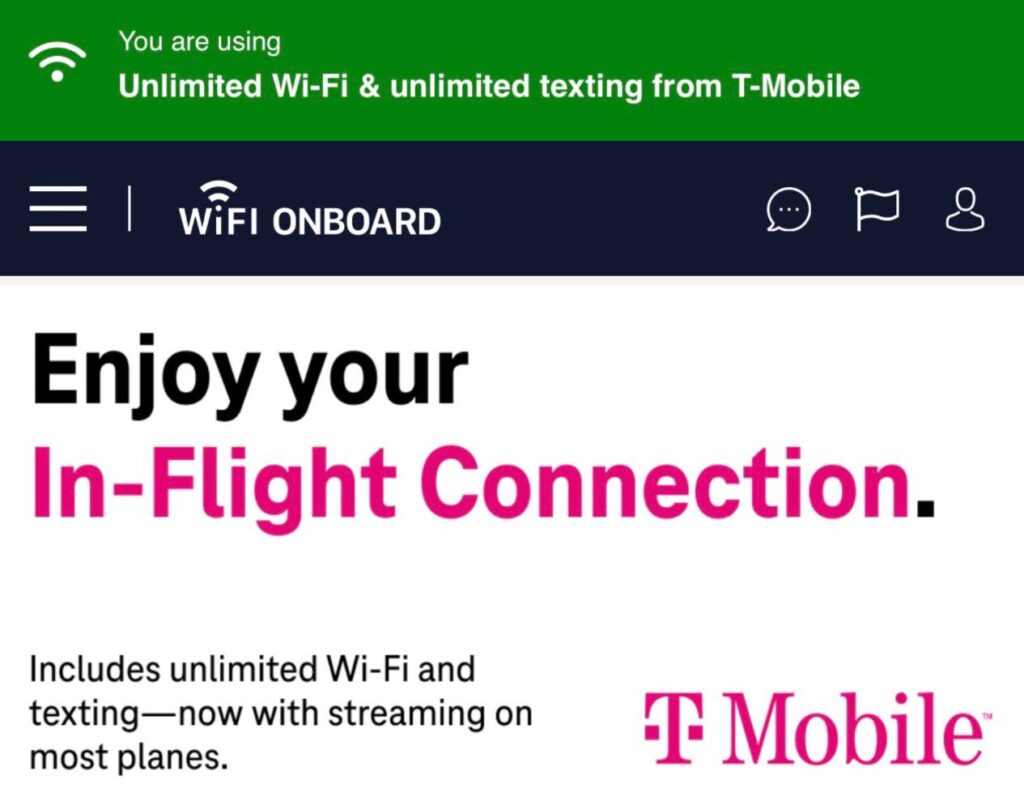 t mobile inflight wifi