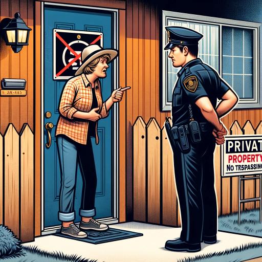 Property Rights: Can You Tell Cops to Get Off Your Property?
