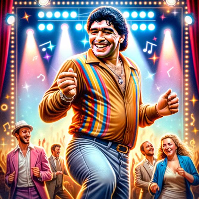 Maradona y su Inolvidable Baile de ChaChaCha