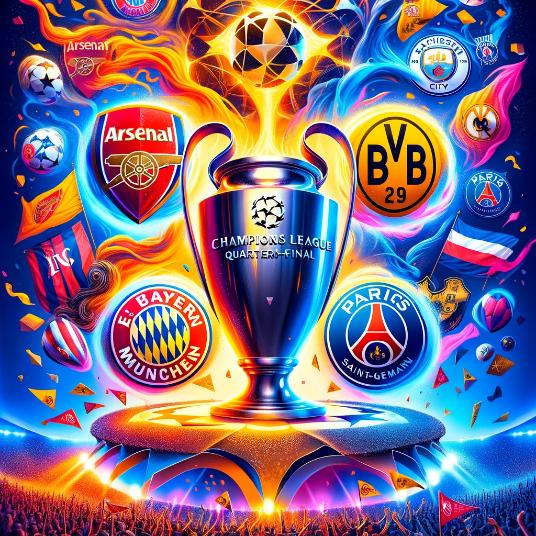 La Emoción se Dispara con el Sorteo de Cuartos de Final de la UEFA Champions League 2023/24