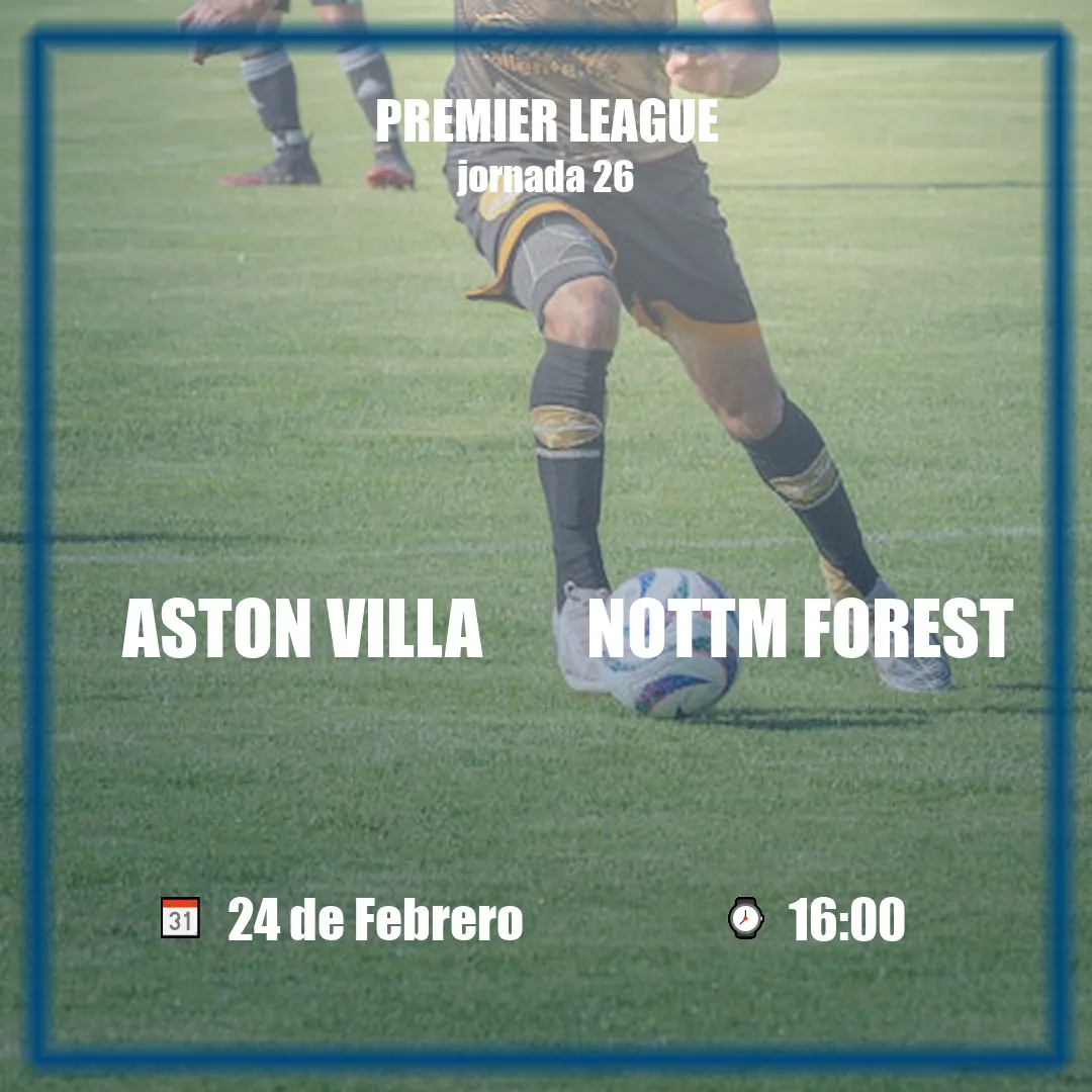 Aston Villa vs Nottm Forest