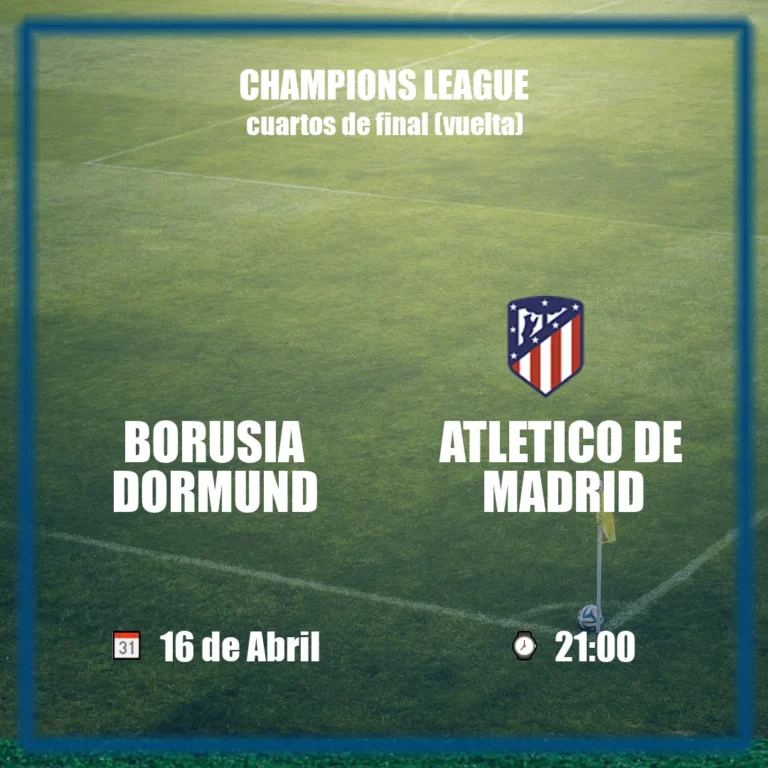 Borusia Dormund vs Atletico de Madrid