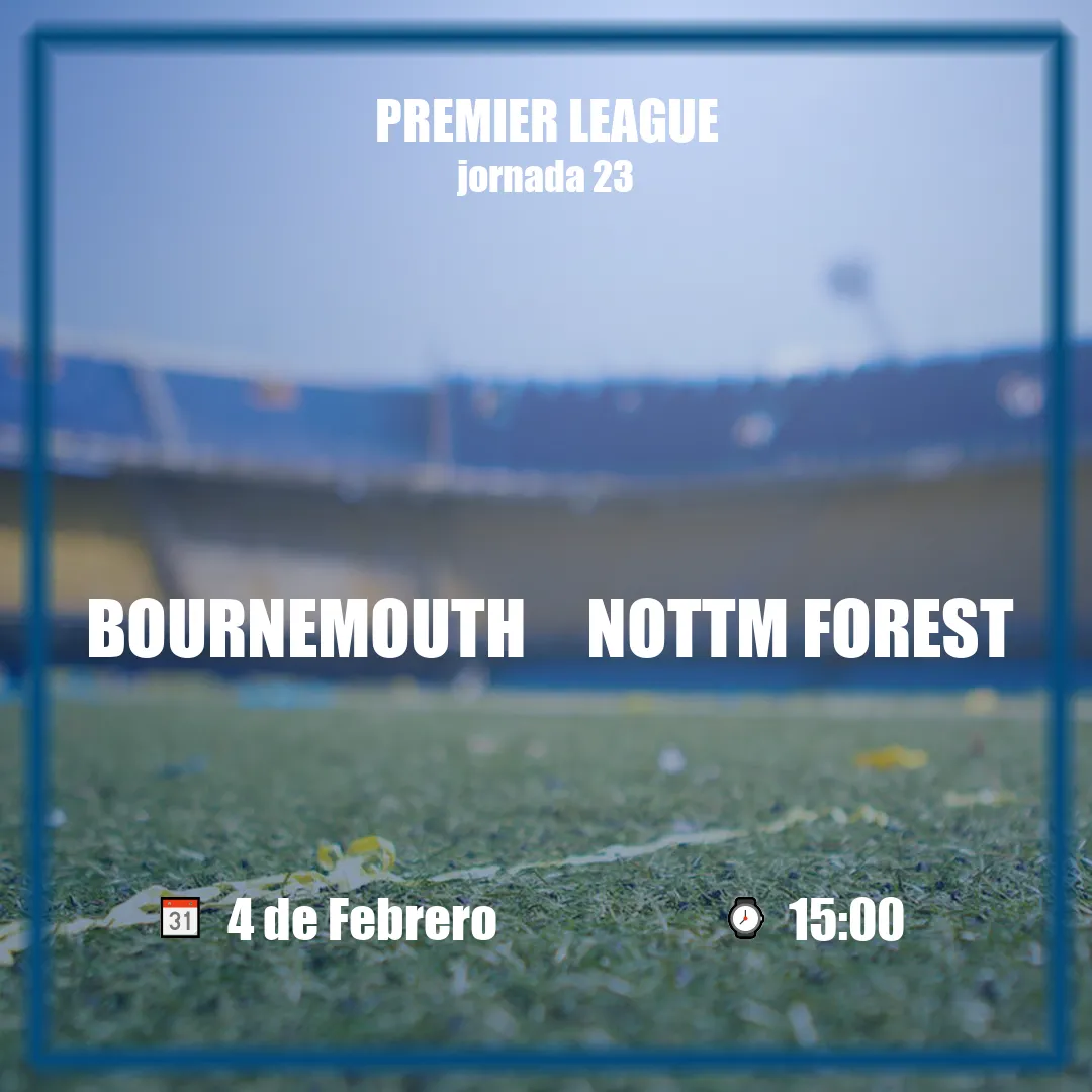 Bournemouth vs Nottm Forest