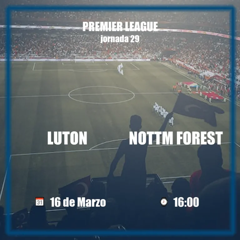 Luton vs Nottm Forest
