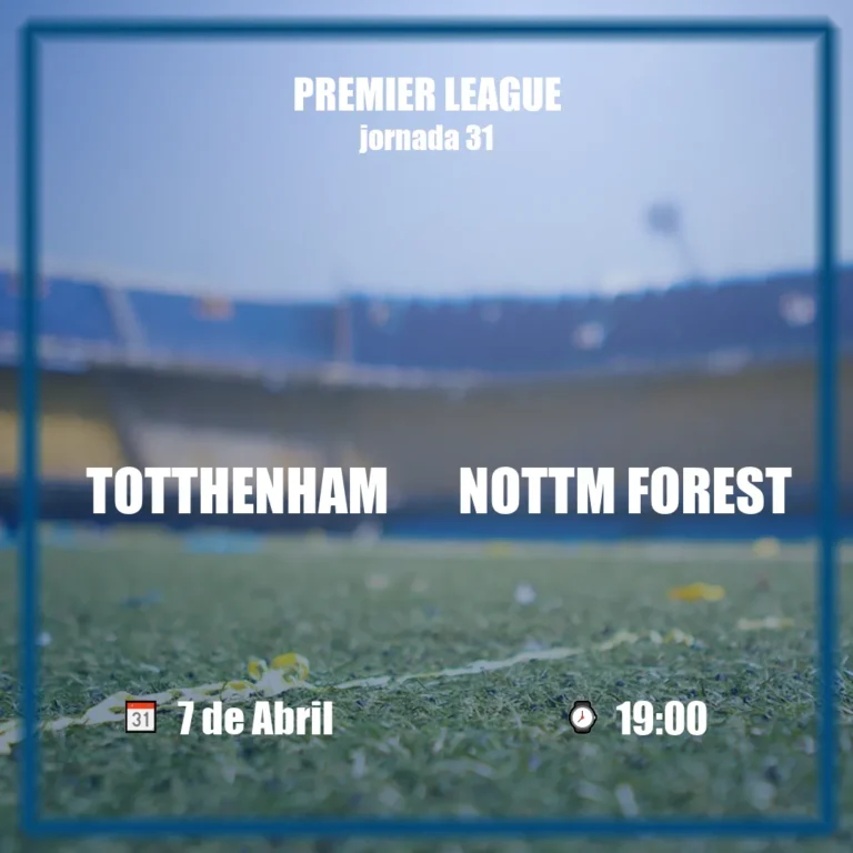 Totthenham vs Nottm Forest