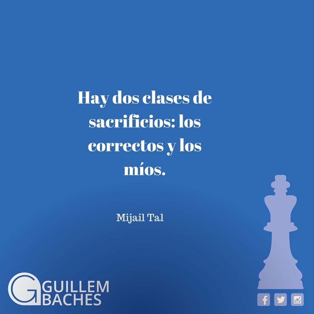 Hay dos clases de sacrificios los correctos y los mios