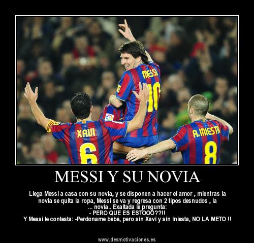 La noche de fin de año de Leo Messi