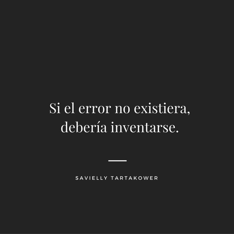 Si el error no Existiera, Debería Inventarse 11 Si el error no Existiera, Debería Inventarse