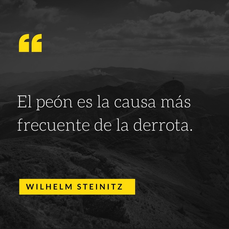 El Peón es la Causa Más Frecuente de la Derrota 4 El Peón es la Causa Más Frecuente de la Derrota