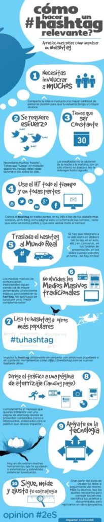 10+ Consejos para Conseguir que un Hashtag sea Relevante