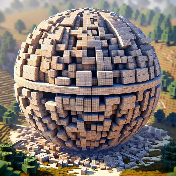 Cómo Hacer una Esfera en Minecraft