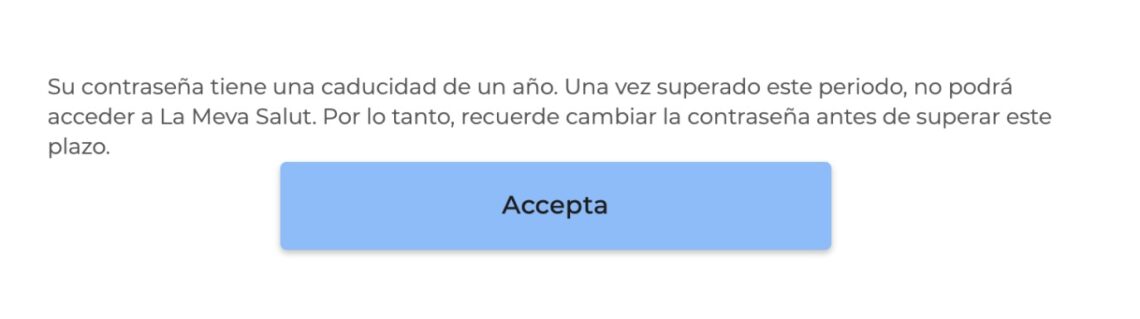 La Meva Salut 4 contraseña la meva salut