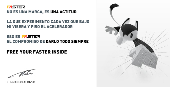 www.fasterinside.com Faster, la marca de ropa de Fernando Alonso