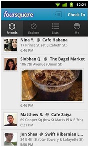 foursquare-para-android 12+ Mejores Aplicaciones Sociales GRATIS para Android 5