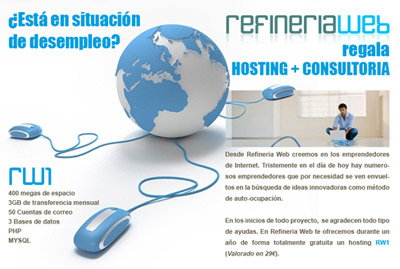 Hosting Gratis para Desempleados