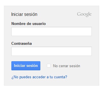 Iniciar Sesión Gmail