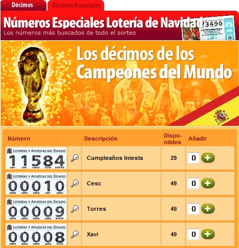 Lotería de Navidad de la Roja 1 Lotería de Navidad de la Roja