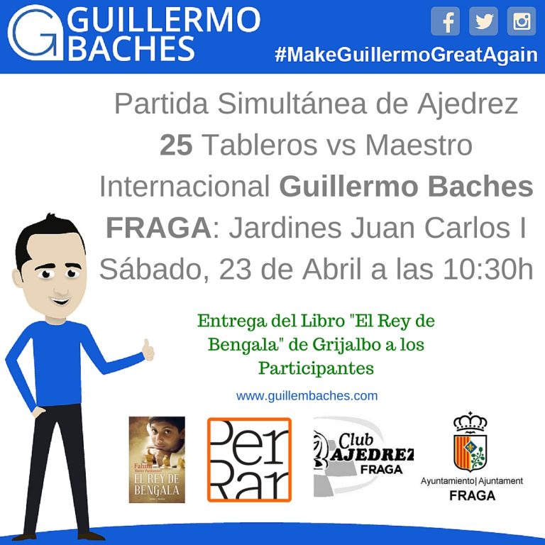 Partida Simultánea de Ajedrez en Fraga con Motivo del Día del Libro 6 Partida Simultánea de Ajedrez en Fraga con Motivo del Día del Libro