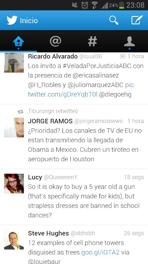 Wow la nueva app de Twitter para Android es impresionante