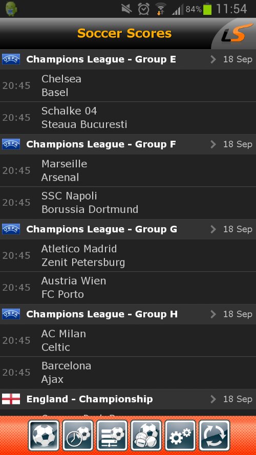 Partidos UEFA Champions League para hoy 18.09.13 2 Partidos UEFA Champions League para hoy 18.09.13