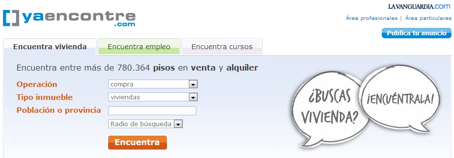 www.yaencontre.com encuentra ofertas de empleo, cursos y vivienda